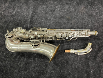 Original Nickel Plated Conn 'Chu Berry' Alto Saxophone - Serial # 210619